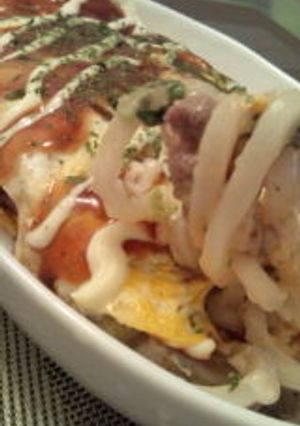 ふわとろ♪うどんのモダン焼き-レシピのメイン写真