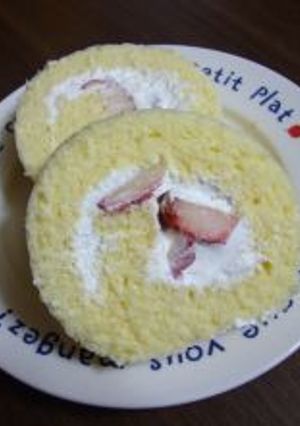 我家のいちごロールｹｰｷ♪-レシピのメイン写真