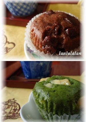 板チョコ＆ココアの蒸しパン-レシピのメイン写真