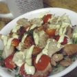 簡単ランチ♪照り焼きチキン丼・わさびマヨ