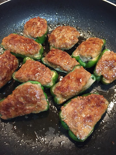 絶対美味しい!ピーマン肉詰め(和風)*-レシピのメイン写真