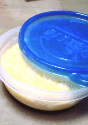 簡単☆卵無☆タッパーでレンジケーキ-レシピのメイン写真