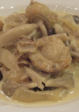 帆立とたっぷりキノコのカレークリーム煮♪-レシピのメイン写真