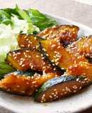 フライパンで！簡単かぼちゃの甘辛焼き