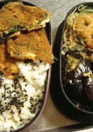 チヂミ風卵焼き弁当-レシピのメイン写真