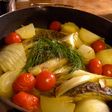 簡単♪フェンネルと魚のサフラン風味タジン