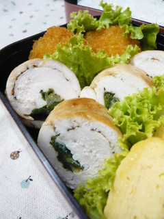 お弁当に!ささみのネギ巻き☆ペッパー味-レシピのメイン写真