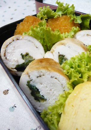 お弁当に！ささみのネギ巻き☆ペッパー味-レシピのメイン写真