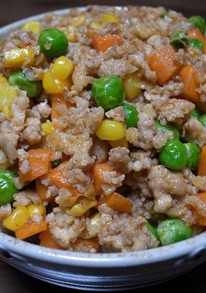 スタミナピリ辛鶏そぼろ丼-レシピのメイン写真