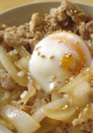 新玉葱と豚肉の生姜焼き丼-レシピのメイン写真