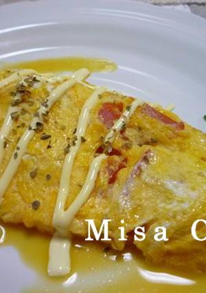 トマトとチーズのオムレツ-レシピのメイン写真