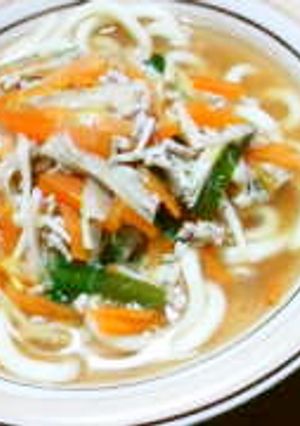 体に優しい☆゜簡単野菜煮込みうどん！-レシピのメイン写真