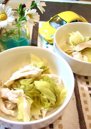 簡単☆鶏胸肉とキャベツの重ね蒸し-レシピのメイン写真