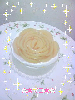 *簡単☆缶詰de桃ムースケーキ*-レシピのメイン写真