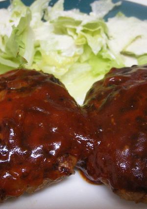 肉汁じゅわ〜の絶品ハンバーグ-レシピのメイン写真