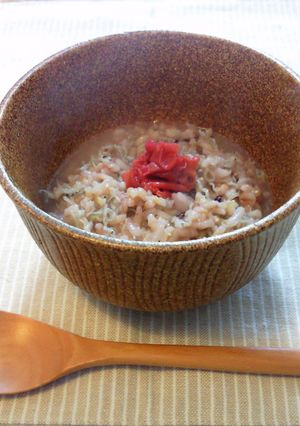 ★基本のおかゆ 梅しらす★-レシピのメイン写真