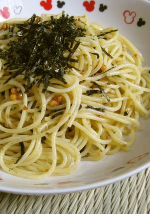 お茶漬けの素で★簡単和風パスタ-レシピのメイン写真