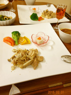 簡単!鶏肉&舞茸のクリーム煮♪-レシピのメイン写真
