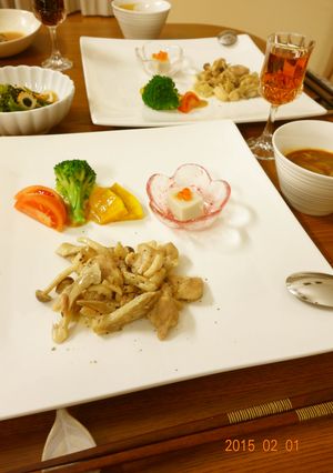 簡単！鶏肉＆舞茸のクリーム煮♪-レシピのメイン写真
