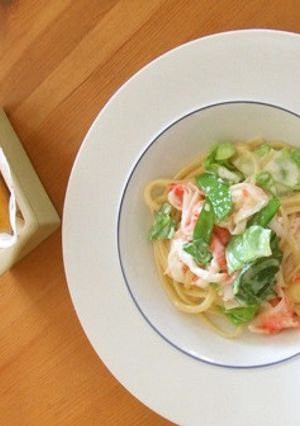 ◆ 春キャベツのクリームパスタ(~~)/-レシピのメイン写真