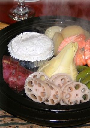 蒸し野菜の簡単チーズフォンデュ-レシピのメイン写真