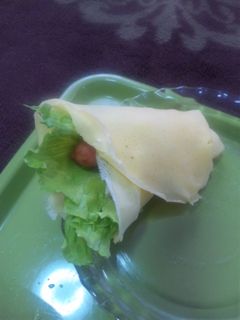 クレープでランチ*ツナウインナー-レシピのメイン写真