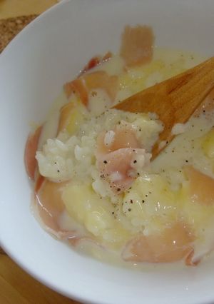 レンジdeチンするだけ豆乳チーズ丼-レシピのメイン写真