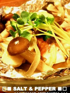 ***サーモン&キノコ★ホイル焼き***-レシピのメイン写真