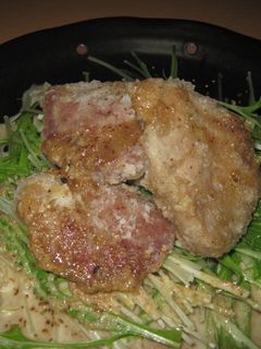 鶏肉と水菜のごまだれサラダ-レシピのメイン写真