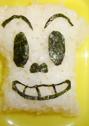 お手軽☆ホラーマンキャラ弁-レシピのメイン写真