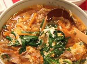 すぐにできる！豚肉でカルビクッパ風スープ-レシピのメイン写真