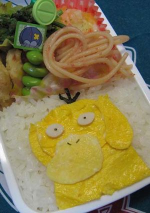 キャラ弁　コダック弁当（ポケモン）-レシピのメイン写真