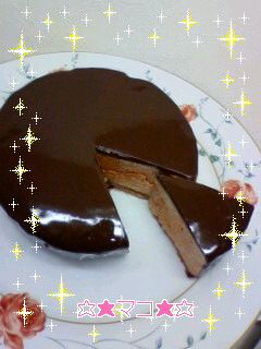 *簡単☆濃厚チョコムースケーキ*-レシピのメイン写真