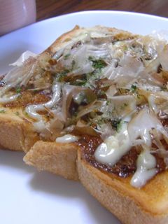 トーストで☆お好み焼きパン-レシピのメイン写真
