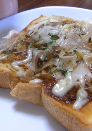 トーストで☆お好み焼きパン-レシピのメイン写真