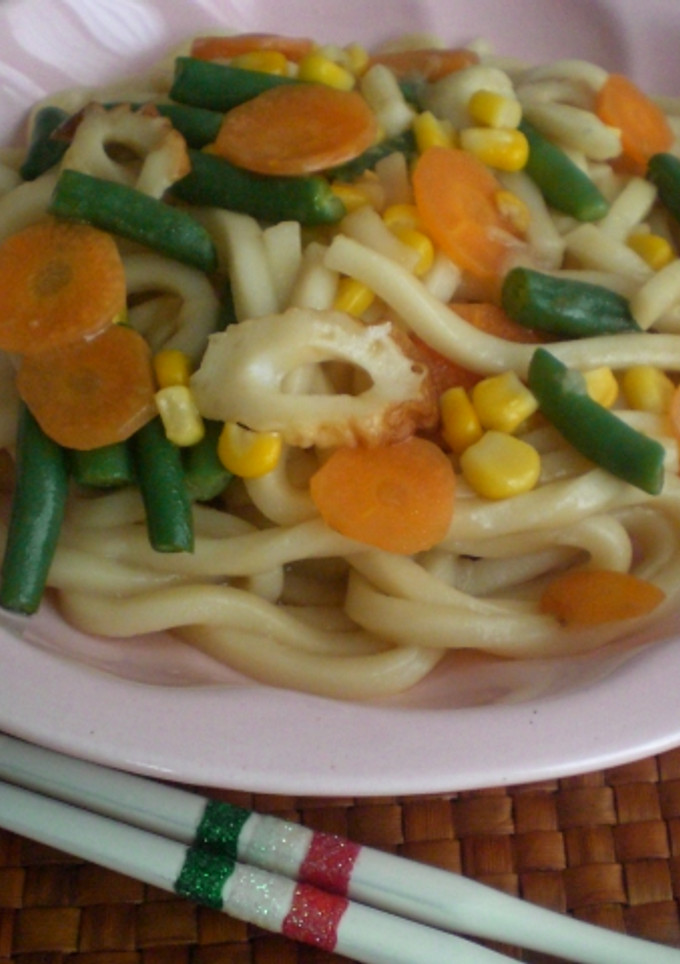 *　コク絡まる　洋風やきうどん　*-レシピのメイン写真
