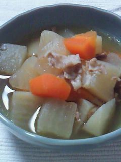 大根と豚バラの煮物-レシピのメイン写真