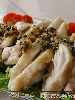 蒸し鶏の香味ソースがけ-レシピのメイン写真