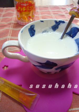 ホットはちみつミルク♨-レシピのメイン写真