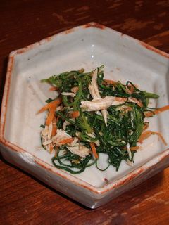 おかひじきと鶏ささみのナムル-レシピのメイン写真