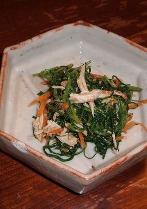 おかひじきと鶏ささみのナムル-レシピのメイン写真
