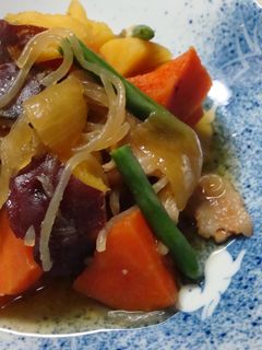 ホクホク♪さつまいもの肉じゃが-レシピのメイン写真