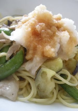 豚肉たっぷり大根おろしパスタ-レシピのメイン写真