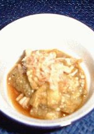 焼きなすと油揚げのしょうが浸し-レシピのメイン写真