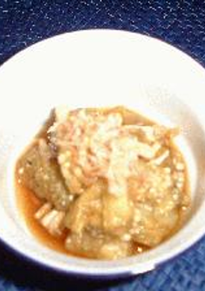 焼きなすと油揚げのしょうが浸し-レシピのメイン写真