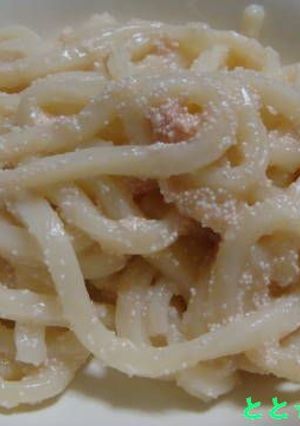 かあやん家の【たらこうどん】-レシピのメイン写真