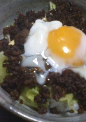 カレー粉で☆簡単ドライカレー丼-レシピのメイン写真