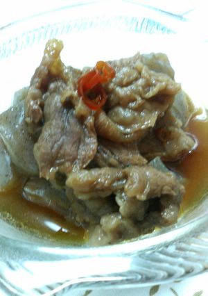 圧力鍋で牛すじ煮込み醤油味-レシピのメイン写真