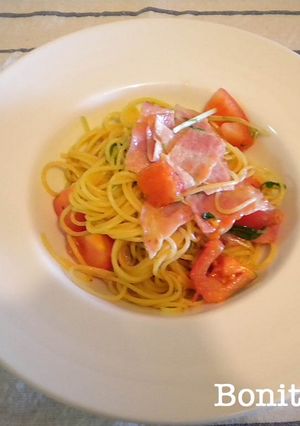 アンチョビとトマトのパスタ-レシピのメイン写真
