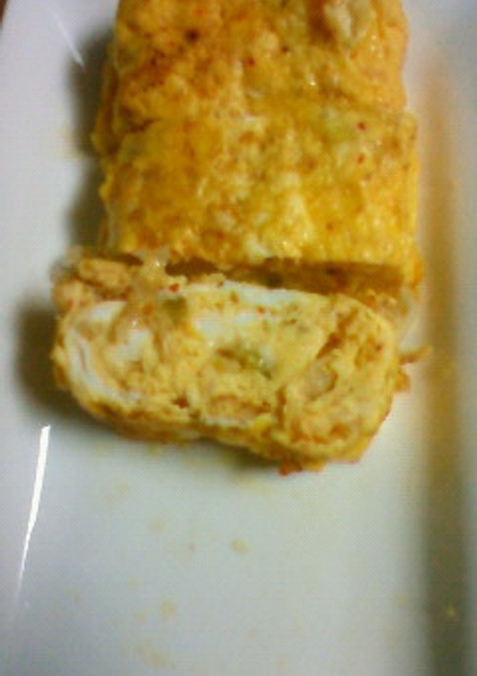 卵焼き　キムチ・チーズ　韓国焼き肉屋風♪-レシピのメイン写真